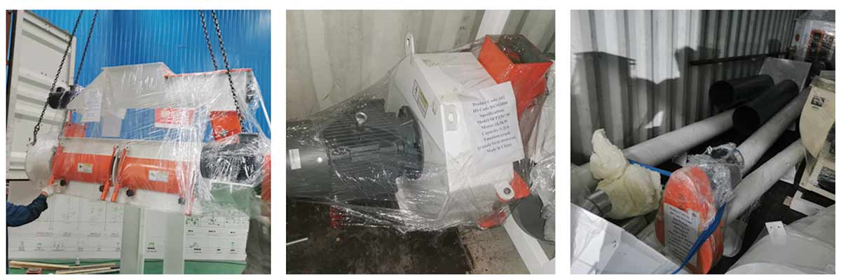 Poultry feed pellet production plant will be sent