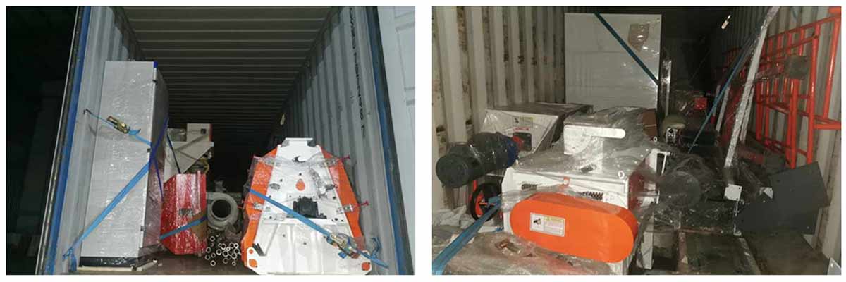 Peruvian customer ordered SZLH250 feed pellet plant and SZLH320 feed pellet line 