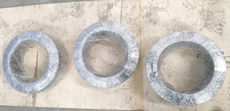 Three sets of ring moulds have been sent to Kuwait