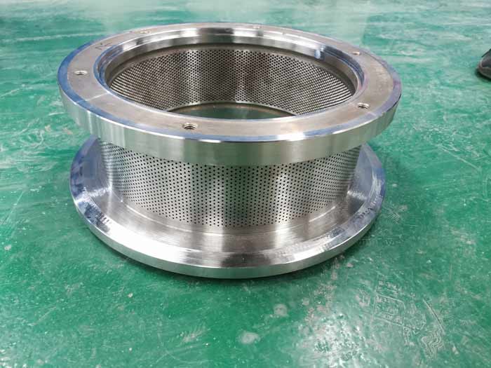 Customers order stainless steel ring die for shrimp feed