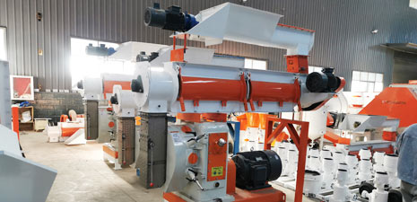 2 sets of SZLH320 pellet machines, silos, conveyors, and accessories have been sent to Uzbekistan