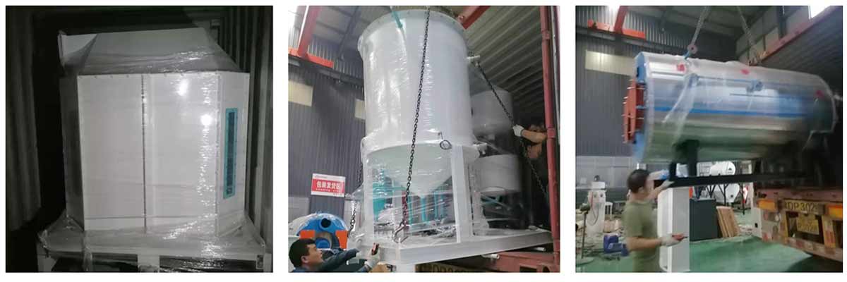 Customized SZLH350 poultry pellet feed plant solution project for Ethiopia customers