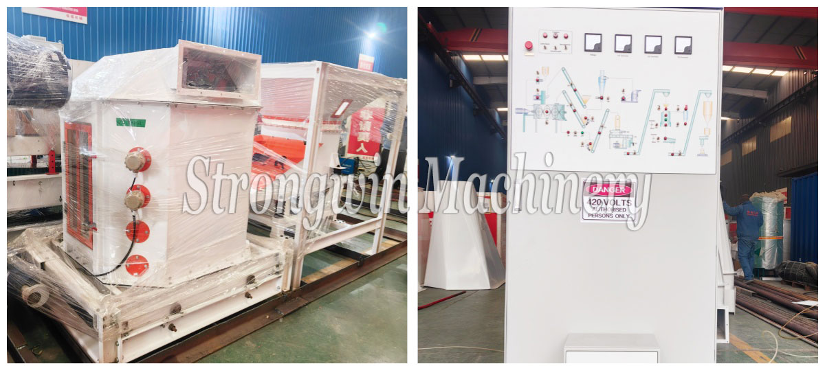 SZLH320 Animal Feed Pellet Production Plant packing and shipping to Australia