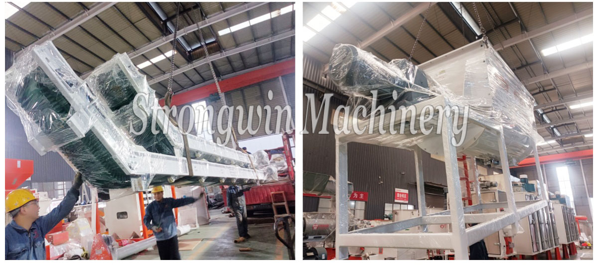 SZLH420 Ruminant Dry Grass Pellet Production Plant packing and shipping to Xinjiang Province, China