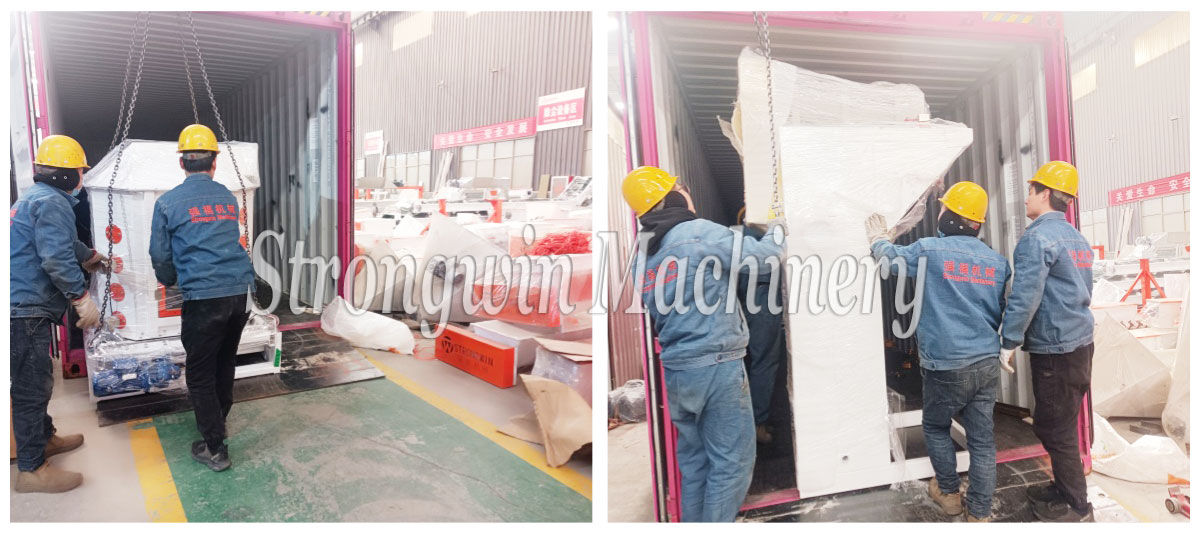 Layer Feed Powder Line & Pellet Line packing and shipping to Ghana