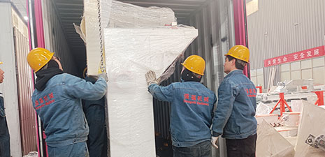 Layer Feed Powder Line & Pellet Line packing and shipping to Ghana