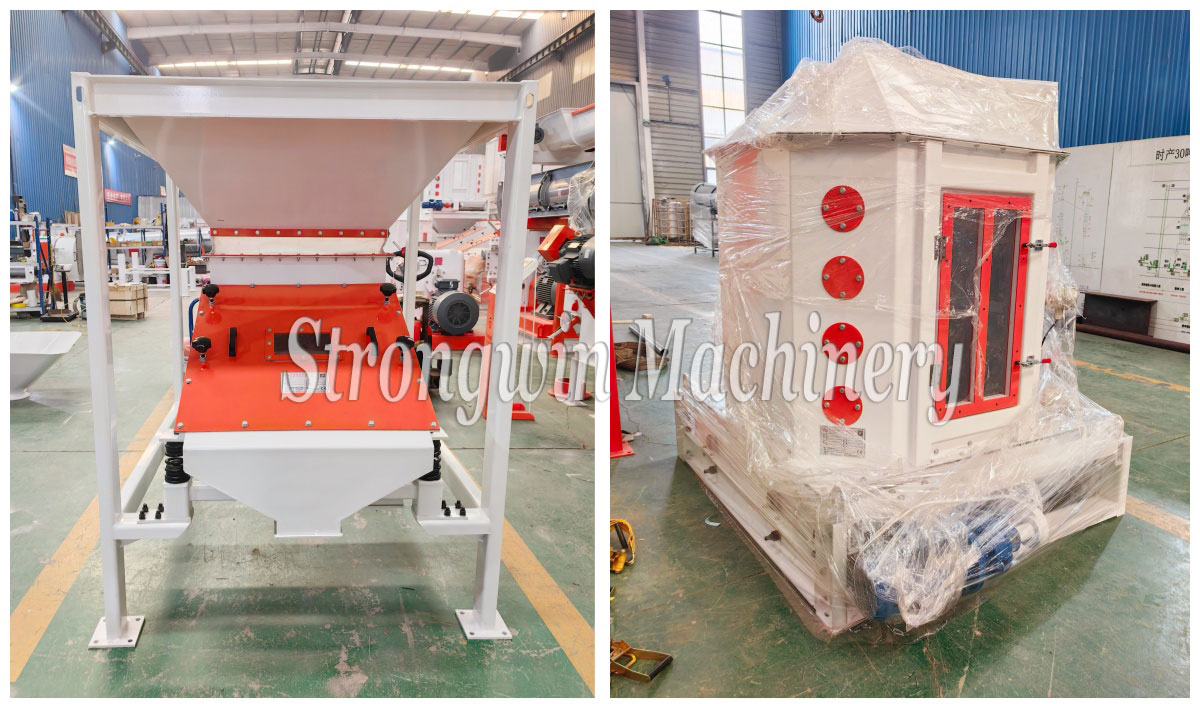 1T Animal Feed Pellet Cooling System packing and shipping to Nigeria