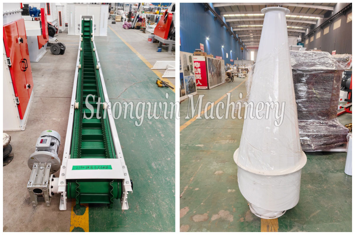 1T Animal Feed Pellet Cooling System packing and shipping to Nigeria