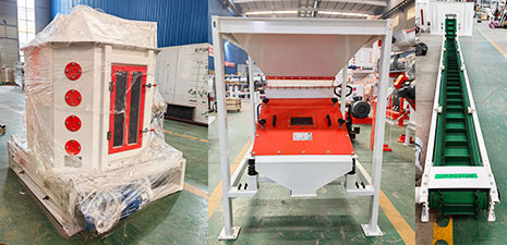 1T Animal Feed Pellet Cooling System packing and shipping to Nigeria