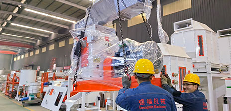 SZLH350 Animal Feed Particle Production Plant packing and shipping to Anhui Province, China