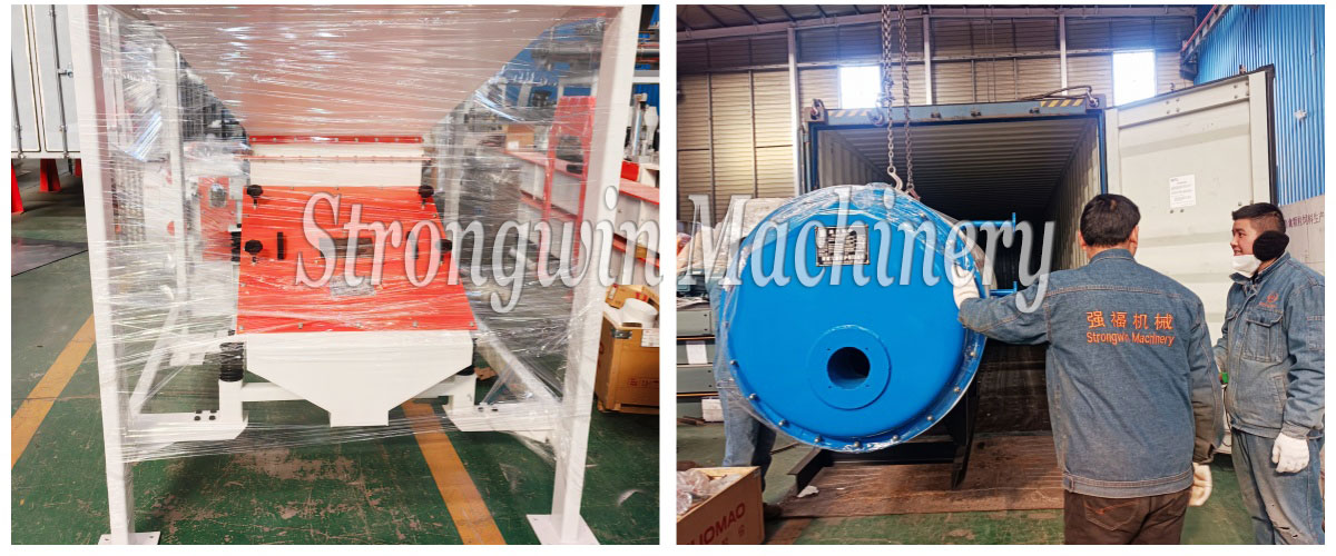 SZLH 320 Poultry Feed Mill Plant Equipments packing and shipping to Peru