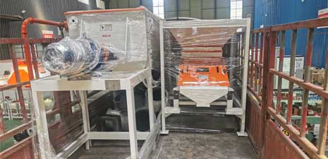 Feed pellet processing plant packing and shipping to China Gansu