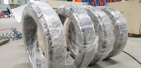 Four sets of ring moulds have been sent to Peru