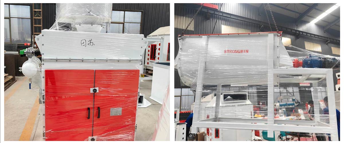 SZLH350 cat litter pellet production plant packing and shipping to Hangzhou