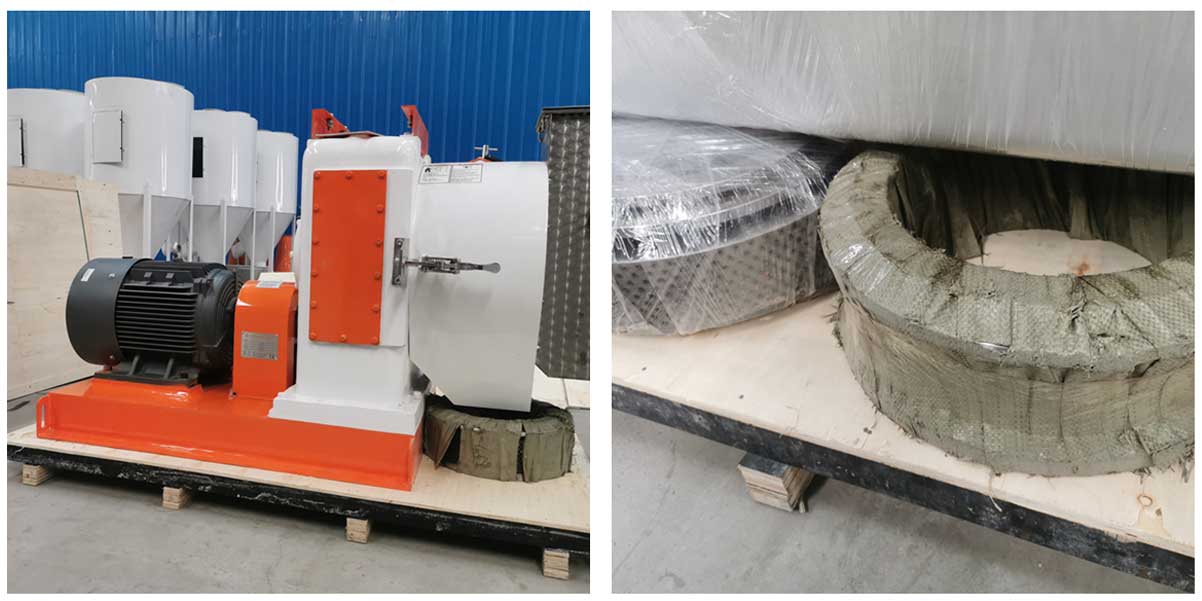 SZLH350 feed pellet machine has been shipped to Iraq