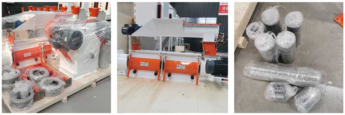 Senegal customers order SZLH250 feed pellet machine