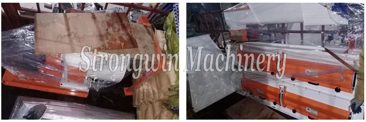 SZLH350 double conditioner feed pellet machine packing and shipping to Gansu Province, China