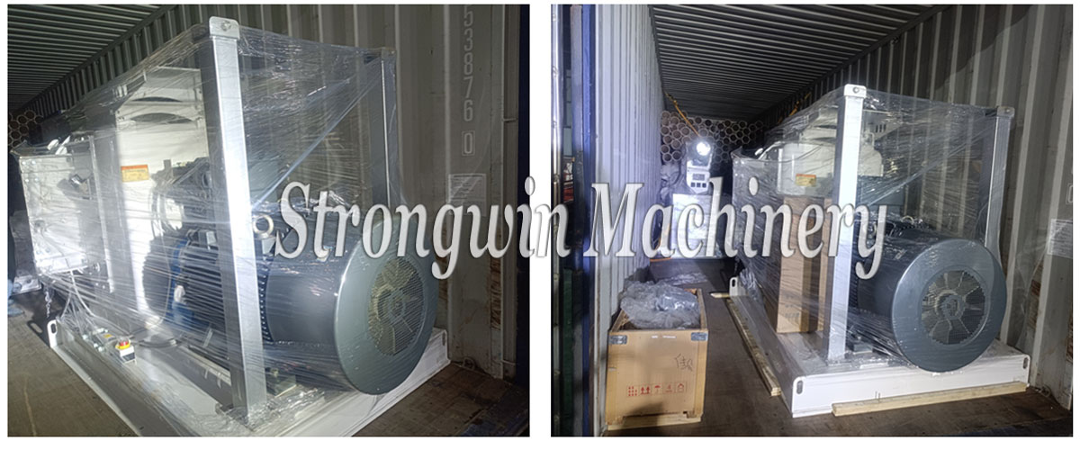 SZLH678 feed pellet making machine packing and shipping to Tanzania