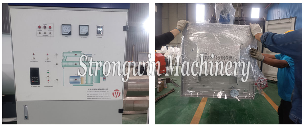 SZLH678 feed pellet making machine packing and shipping to Tanzania