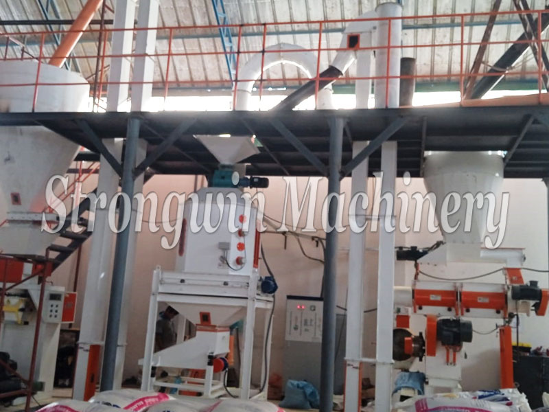 poultry feed production line