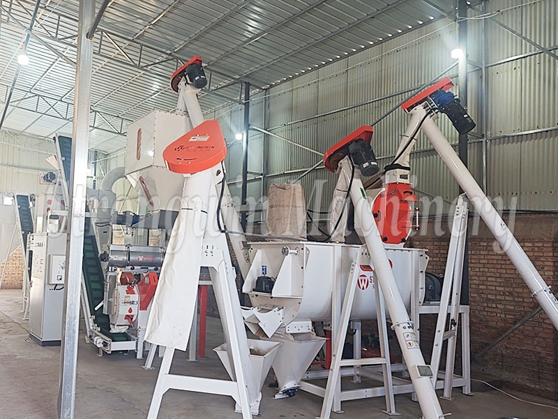 feed pellet manufacturing line