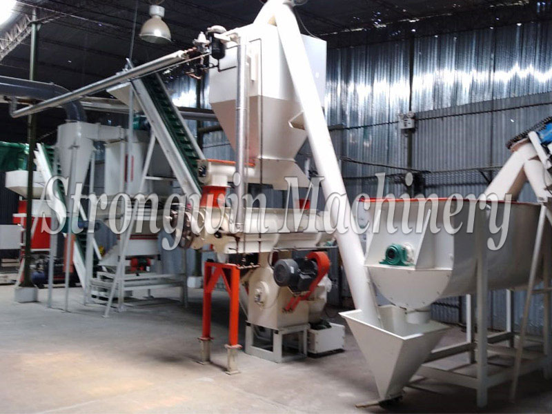 mini feed pellet line plant