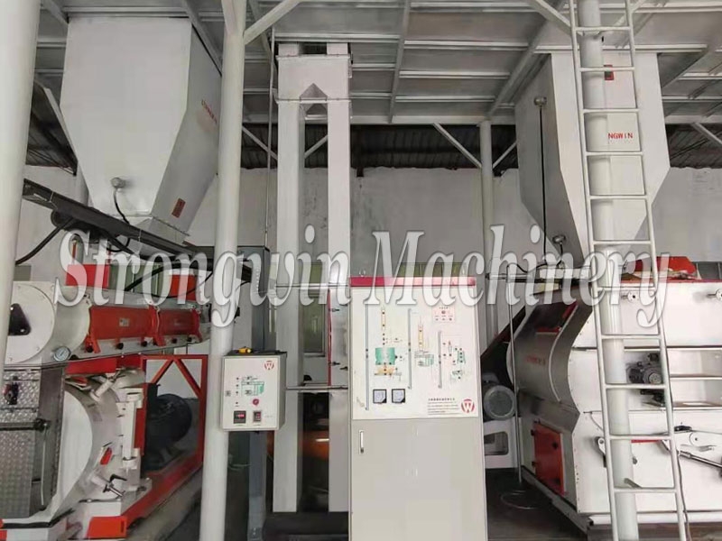 feed pellet machine line