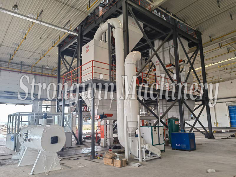 chicken feed powder plant