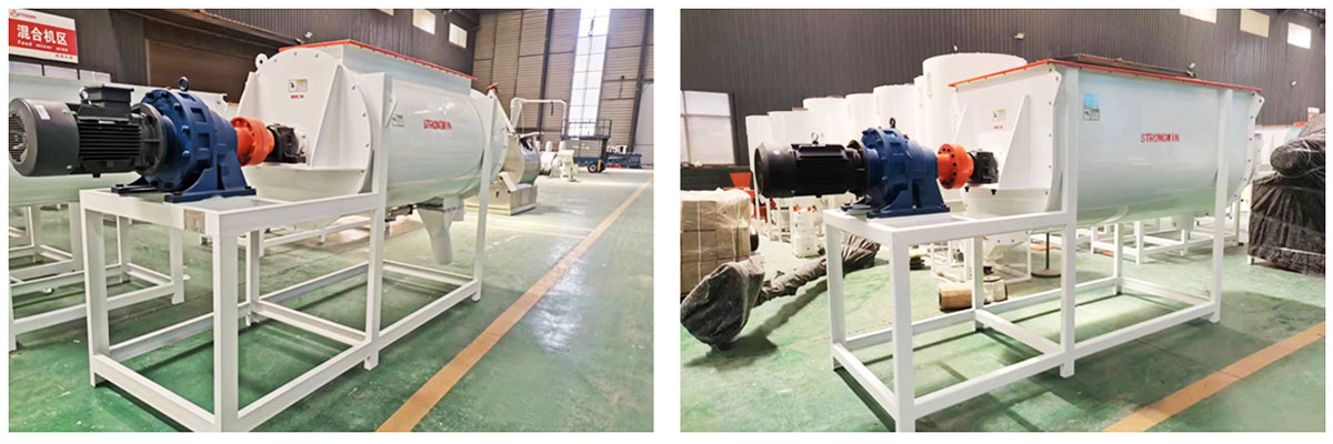 Two sets of feed powder mixing plant packing and shipping to Cameroon