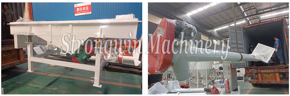 37kw Animal Feed Crushing System Machines Packing and Shipping to Guinea