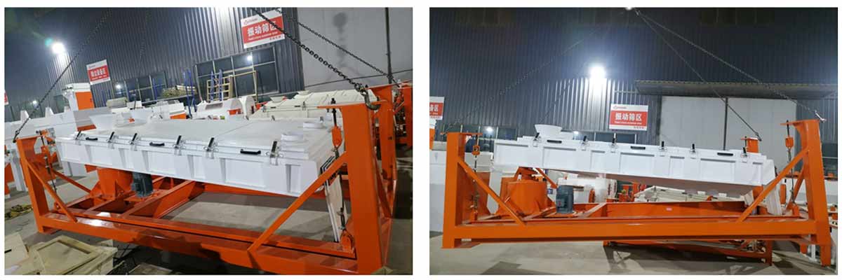 SFJH150x2C rotary screener for customers