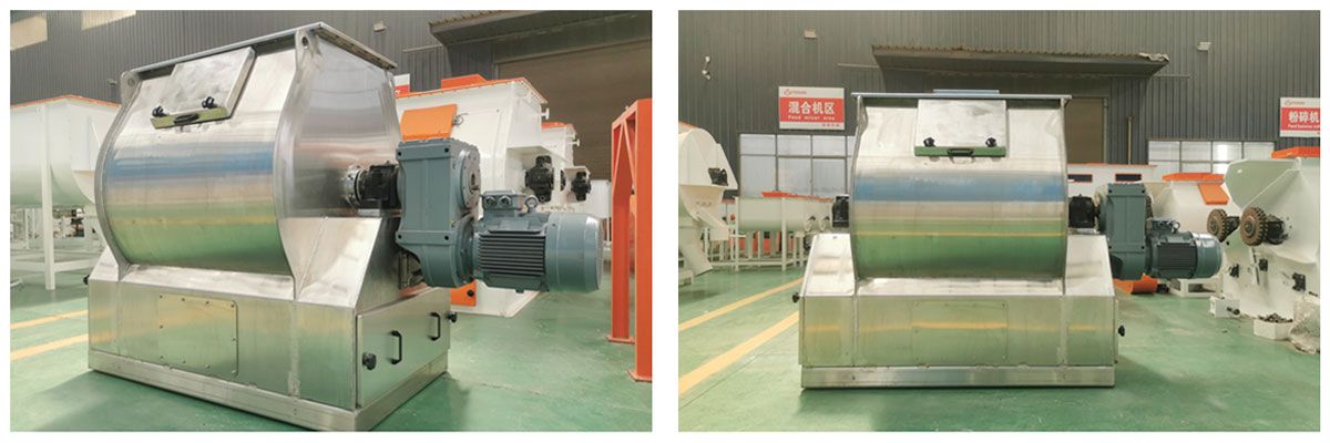 stainless steel feed powder mixer machine