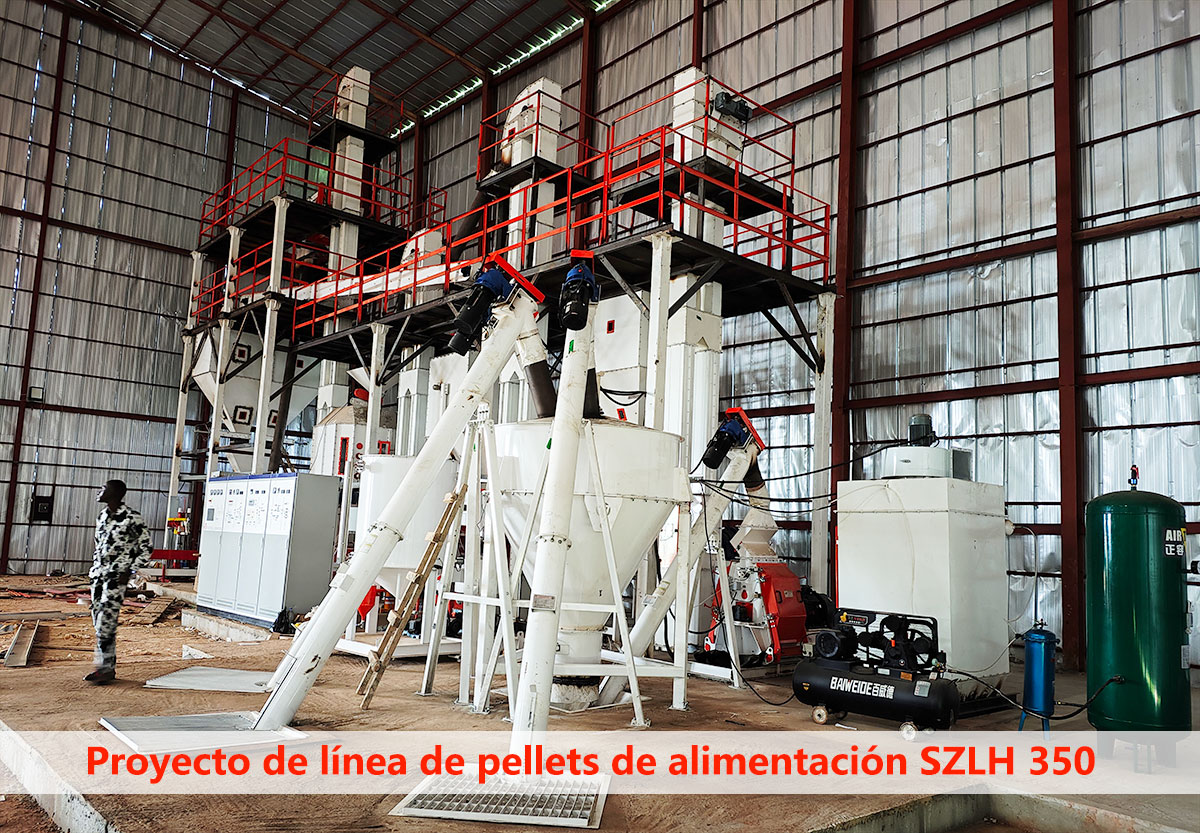 SZLH350 Poultry Feed Pellet Plant Solution Project