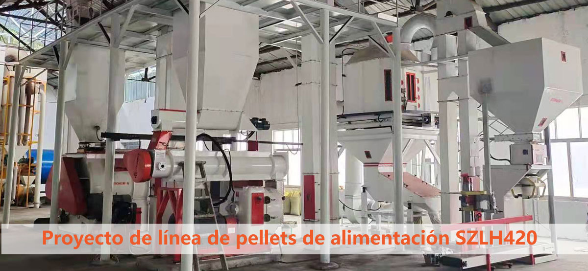 SZLH420 Poultry Feed Pellet Plant Solution Project 