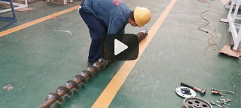 How to install Screw conveyor