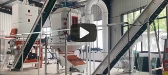 SZLH320 livestock feed pellet production line solution project case