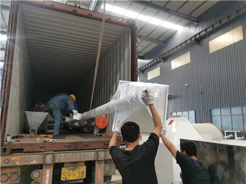 500kg/h chicken feed line packing to Peru