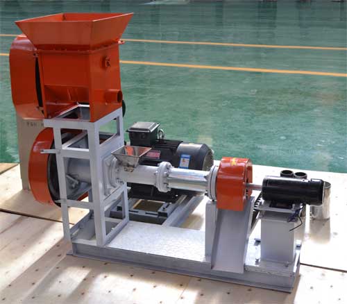 Dry type floating fish feed making machine