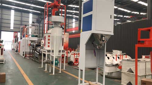 Wet type 0.5-0.6T/H floating fish feed production line