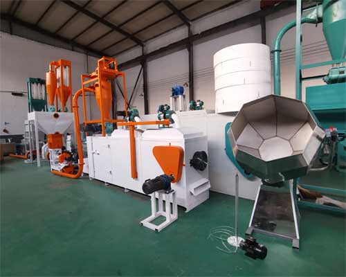 DGP60C dry type floating fish feed plant extruder