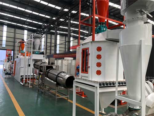 Wet type 0.5-0.6T/H floating fish feed production line