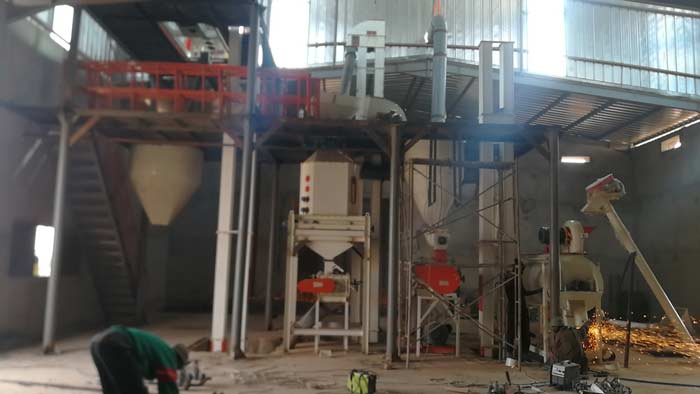 feed pelleting line install in Mauritania