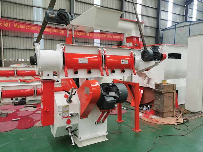 SZLH250 poultry feed pellet production machine for Peru customers