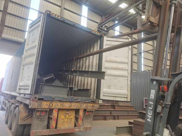 Argentine customer ordered steel structure for feed plant
