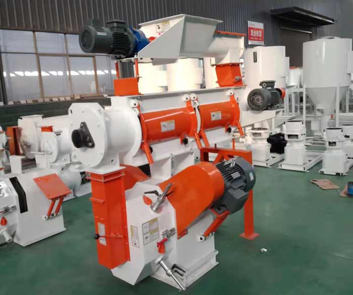 Senegal customers order SZLH250 feed pellet machine