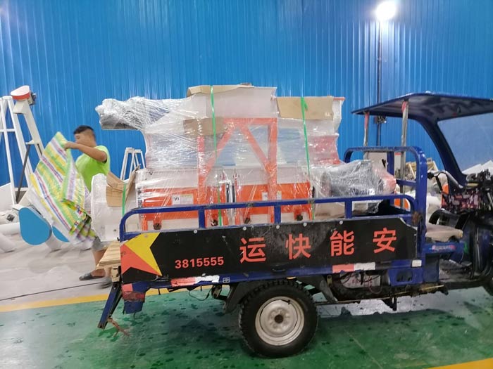Chinese customer ordered our SZLH250 feed pellet making machine