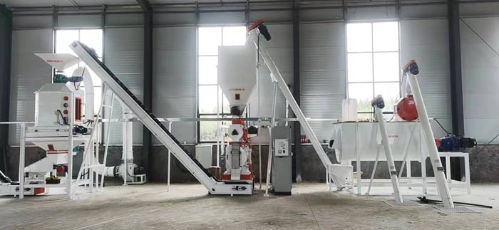 SZLH320 pellet feed plant rabbit