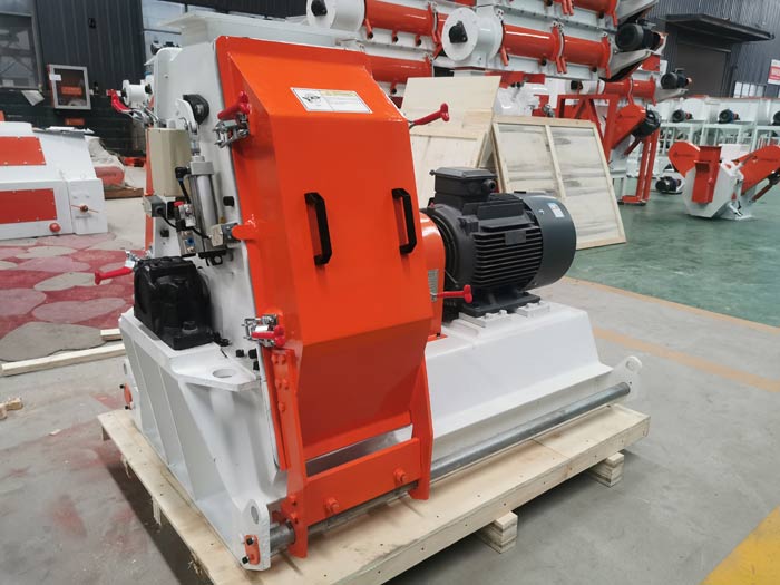 22KW SFSP56-30 animal feed crushing machine packing and shipping to Uzbekistan