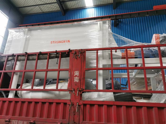 Complete set SZLH320 pig feed pellet production plant packing and shipping