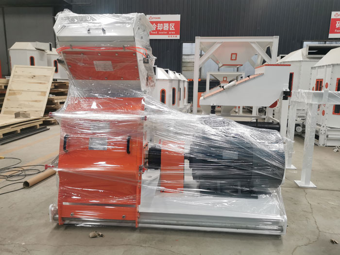 75KW corn crushing system equipment packing and shipping to Heilongjiang Province, China